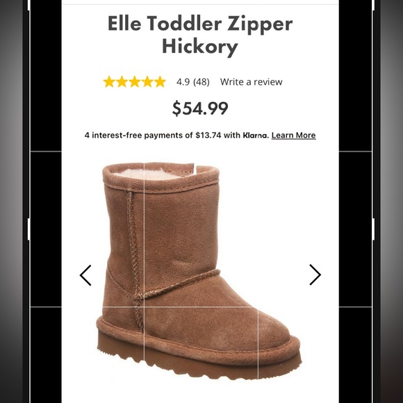 BearPaw Other - Bearpaw Elle Toddler Zipper Boots